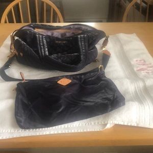 MZ Wallace medium in boysenberry.